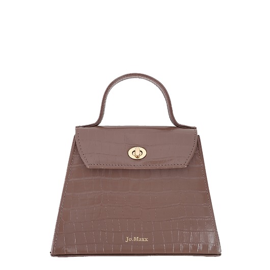 torebki do ręki Torebka skórzana MELANIE - MOCCA Crocco