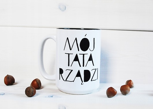 kubki Mój Tata rządzi, kubek na Dzień Ojca