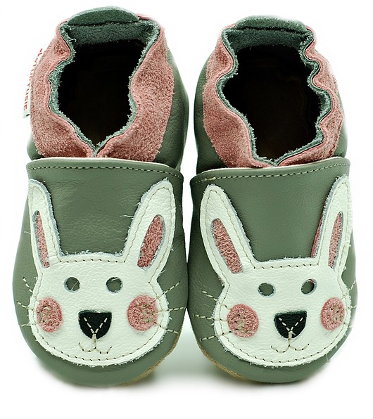 buty dziecięce Królik róż ekoTuptusie kapcie dziecięce