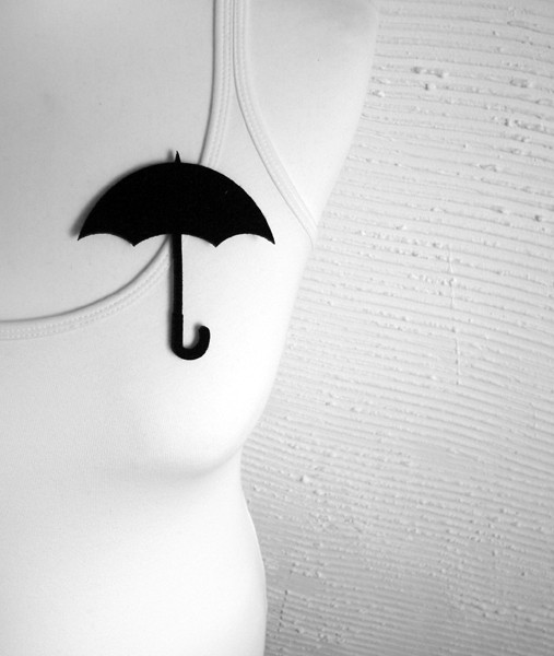 felt umbrella... felt label