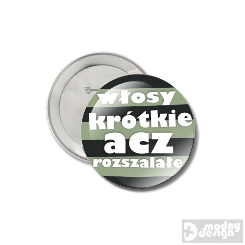 Włosy Krótkie acz Rozszalałe Modny Design