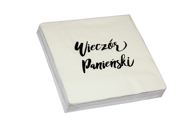 Serwetki z napisem Wieczór Panieński 20 sztuk Unique Tattoo