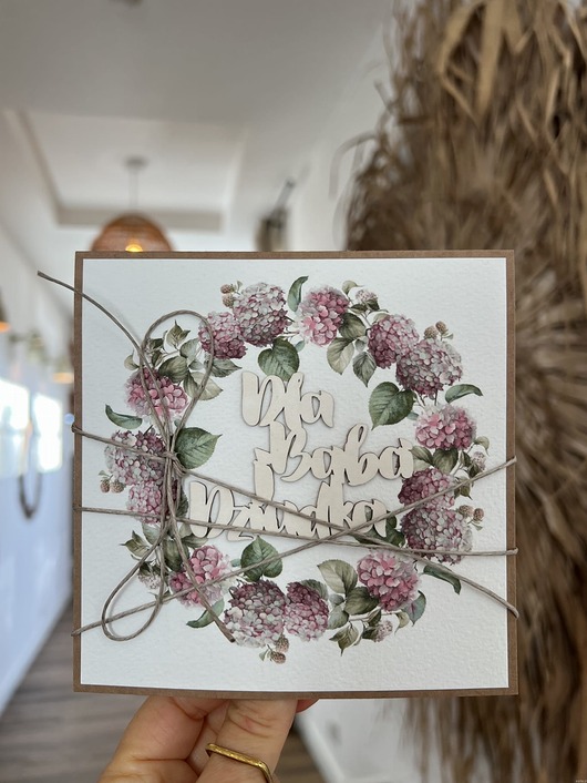 kartki scrapbooking Kartka dla babci i dziadka - prezent słowa