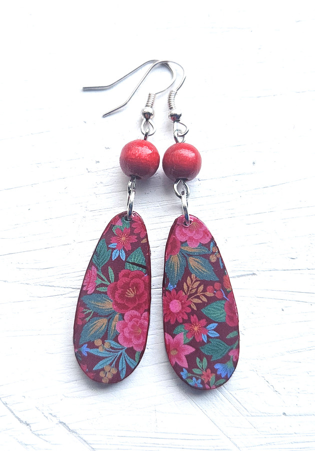 kolczyki drewniane Teraz lub nigdy