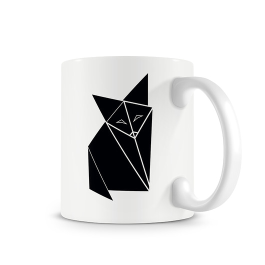 kubek. origami - lis Love Life and Forest