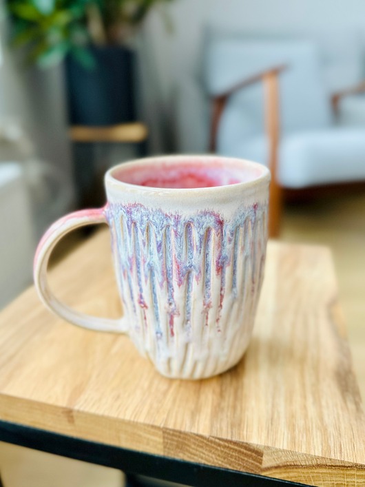 kubki Kubek ceramiczny Lody z polewą 350 ml