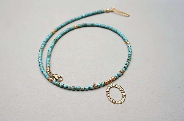 chokery Turkus vol. 23 /24.09.24 - choker/ - Szlachetna kolekcja