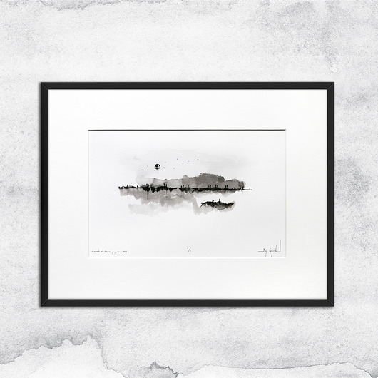 obrazy Oryginalny obraz - akwarela i tusz (04)