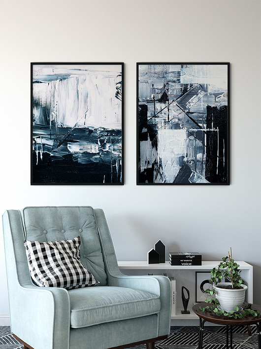 Dwa plakaty - Abstract Bury Lis
