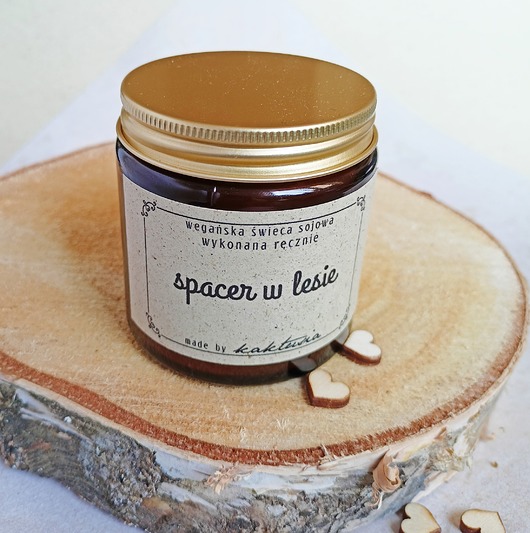 świeczniki i świece SPACER w LESIE - świeca sojowa 120ml