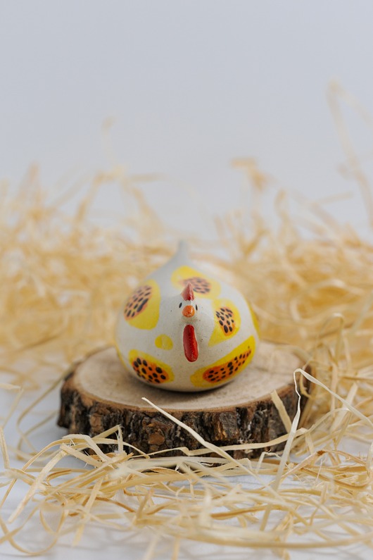 ozdoby wielkanocne Kurka cętkowana