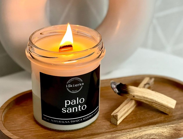 świece zapachowe PALO SANTO  świeca sojowa 300 ml