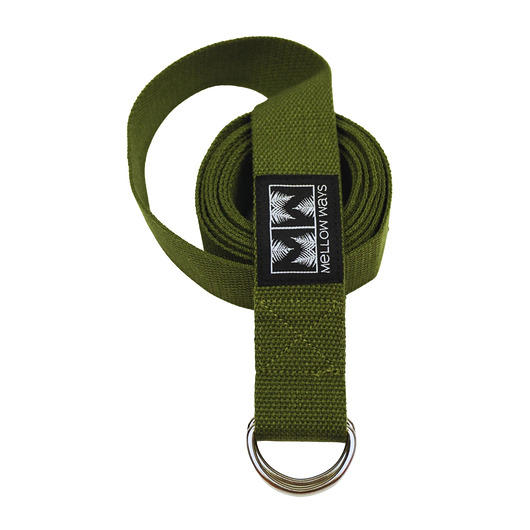 akcesoria do jogi Bawełniany pasek do jogi i do rozciągania 3,8x250cm Fern