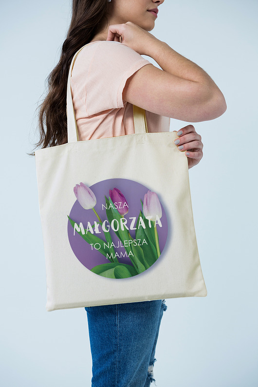 Torba bawełniana dla mamy- Dzień Matki (imię) AllbagAllprints