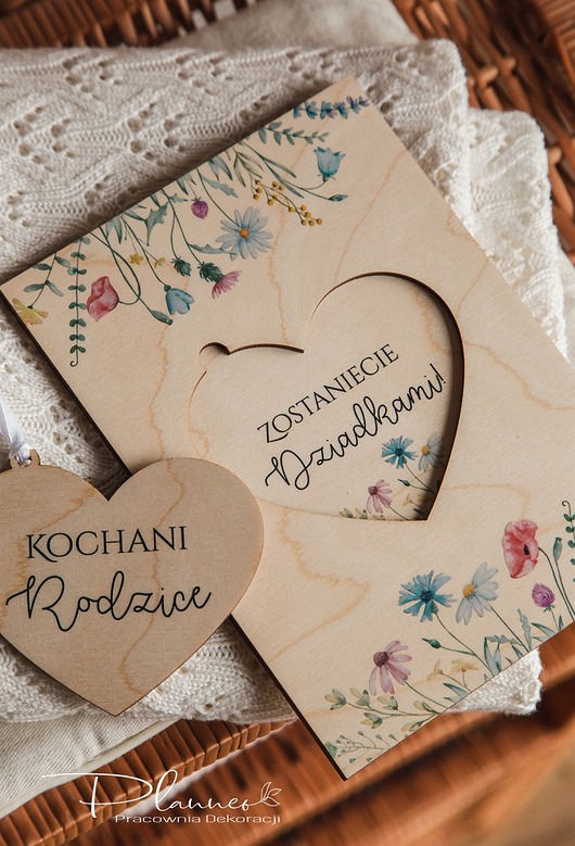 ramki na zdjęcia Kochani Rodzice Zostaniecie Dziadkami otwierane