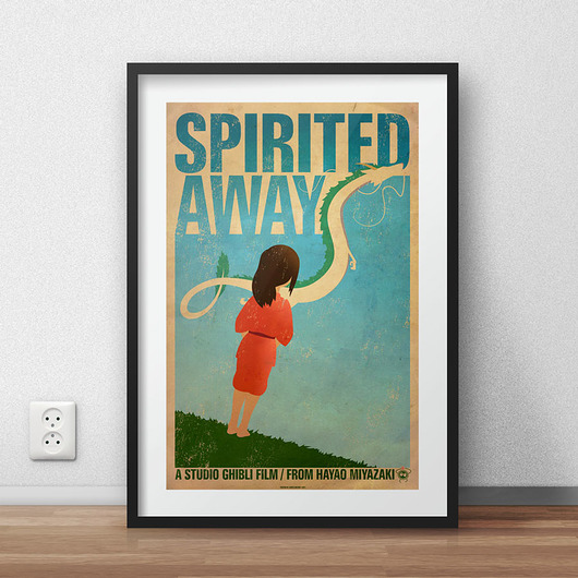 Zamówienie specjalne  - 6 plakatów Ghibli minimalmill