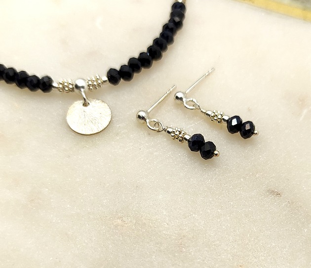 kolczyki srebrne Kolczyki srebrne Szafirowe