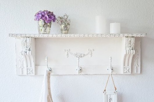Wieszak półka shabby chic  LaProvence