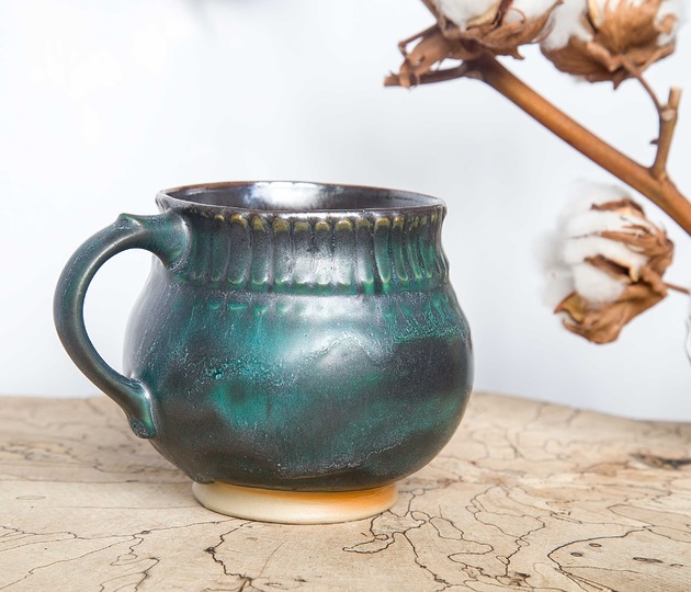 kubki Kubek ceramiczny z wzorem