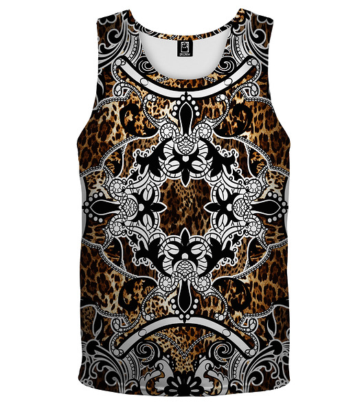 t-shirty męskie DR.CROW Bokserka Męska Hide Barocco Brown