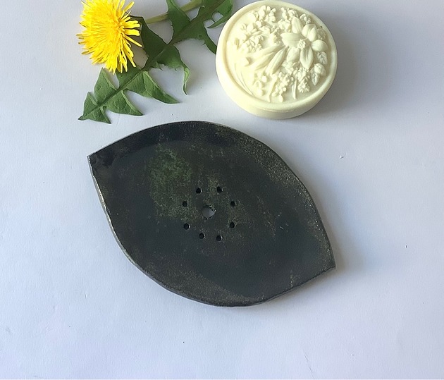 mydelniczki Mydelniczka ceramiczna "Mech"