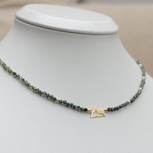 naszyjniki - inne Naszyjnik "Peak of Freedom" - Siła i Wytrwałość z Agatem