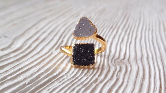 Druzy ring Misarte