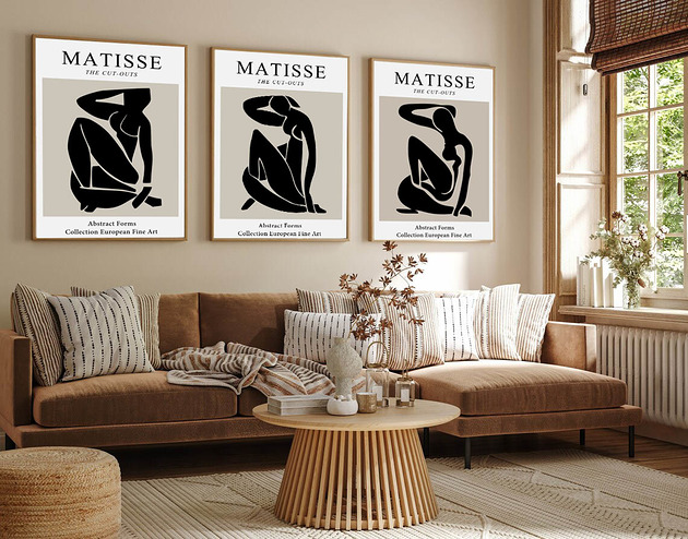 plakaty ZESTAW PLAKATÓW  Matisse cut out plakaty