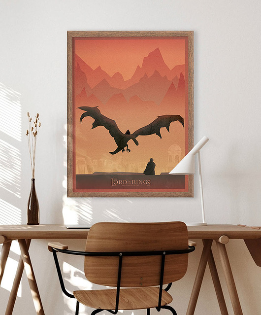 plakaty The Lord of the Rings - plakat 50x70 cm - Władca Pierścieni: Dwie wieże