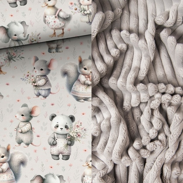 kocyki, kołderki, pościel dla dzieci WYJĄTKOWY koc _ zwierzątka _ 75x100 cm