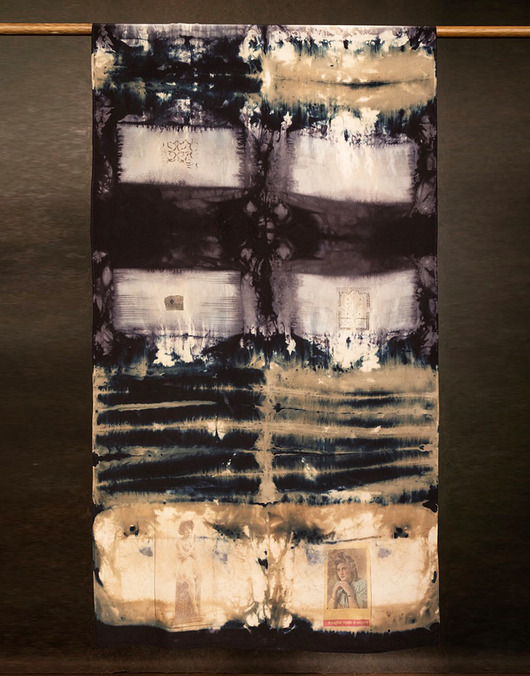 szale damskie Duży szal jedwabny CREATIVITY