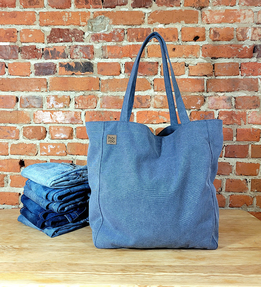 torby na ramię Lazy bag torba ciemnoniebieska na zamek / vegan
