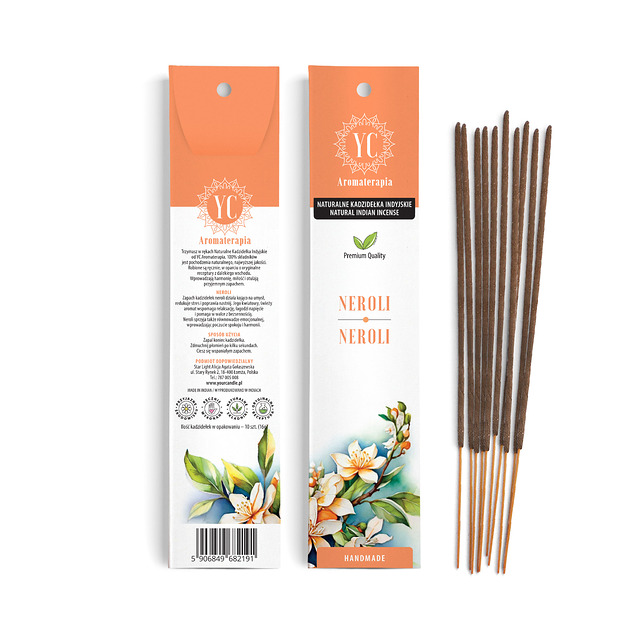 zapachy - inne Naturalne Kadzidła Indyjskie Neroli 10szt.(16g)- Your Candle