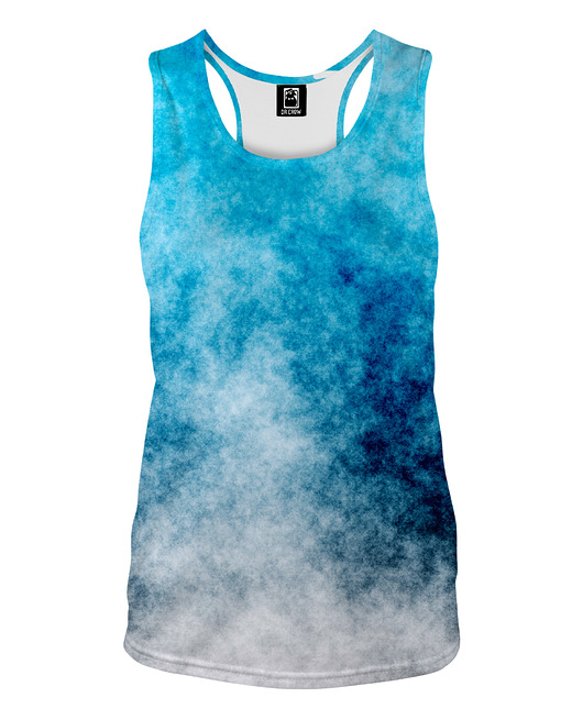 topy damskie DR.CROW Bokserka Damska Blue Grunge