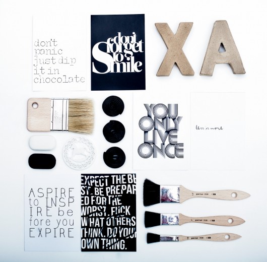 Black&White PostCards // 6szt. MM House Design