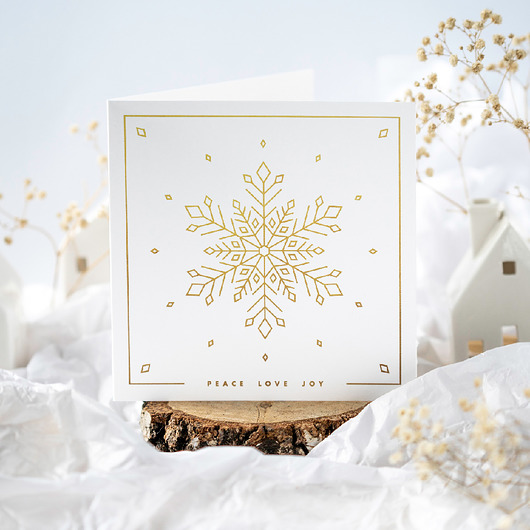 kartki świąteczne Kartka świąteczna Snowflake