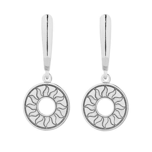 kolczyki srebrne Srebrne kolczyki ze słoneczkami