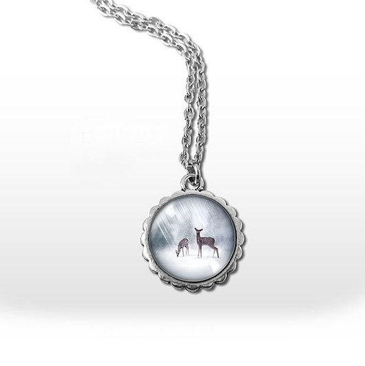 wisiory Medalion, naszyjnik - Sarenki - mały