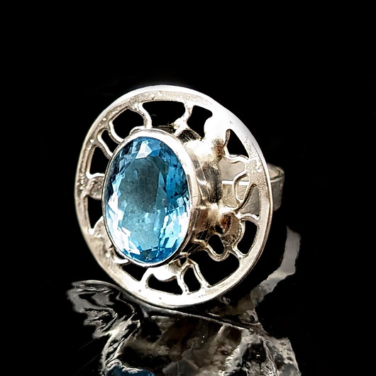 pierścionki srebrne Pierścionek amazing topaz