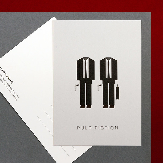 Pulp Fiction - pocztówka minimalmill