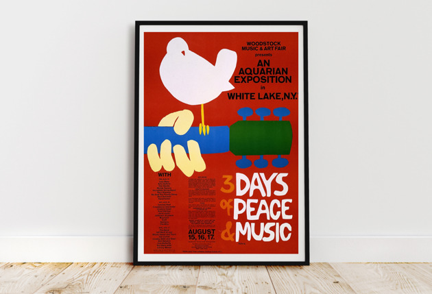 plakaty POSTER Woodstock 1969 plakat muzyka festiwal muzyczny