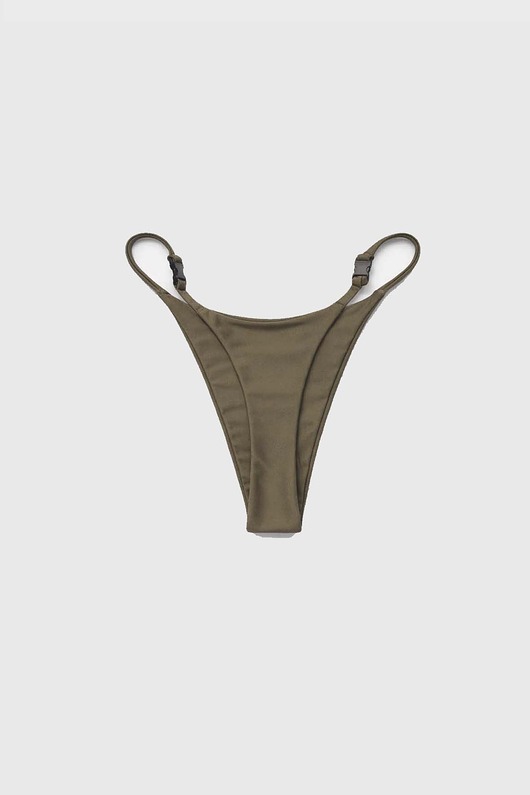 stroje kąpielowe i kostiumy kąpielowe damskie Sidi Dół  Golden Olive Dół kąpielowy bikini trójkąt