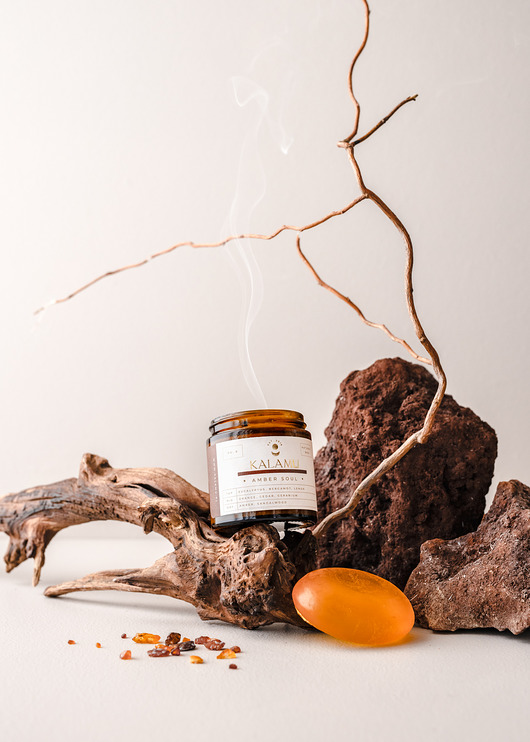 świeczniki i świece Amber Soul NO.8  sojowa 120 ml