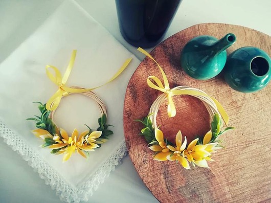 Mini wianek Wooden Love