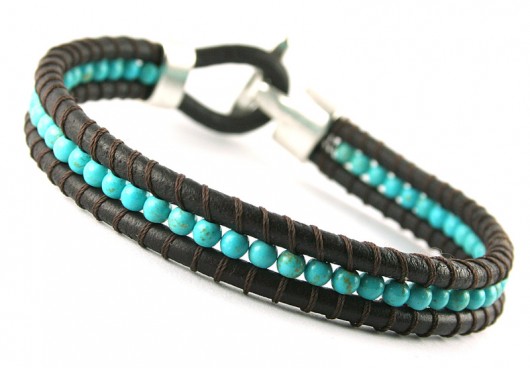 Unisex Snake Wrap: Howlit turkusowy iwwart