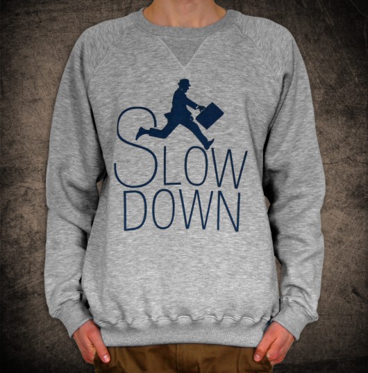 Bluza męska raglan SLOW DOWN Hi everybody