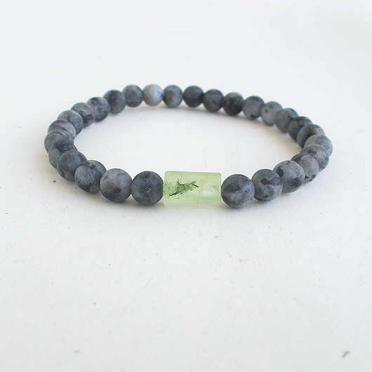 bransoletki z kamieni naturalnych Jaspis i prehnit Bransoletka