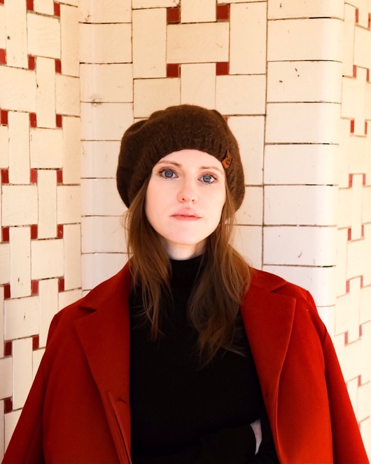 czapki damskie Lekka czapka z wełny alpaki mokka ciemny brąz