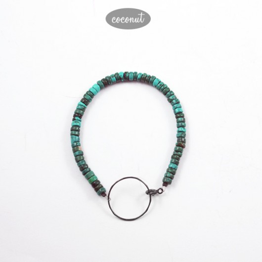 BOHO Ocean Breeze bransoletka z kamieniami COCONUT