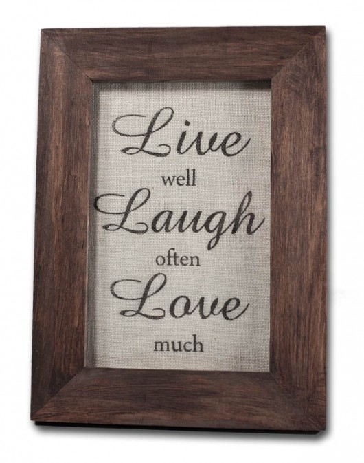 Obrazek na lnie &quot;Live,Laugh,Love&quot; i love nature